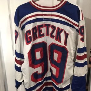 New York Rangers Wayne Gretzky Jersey! Size L